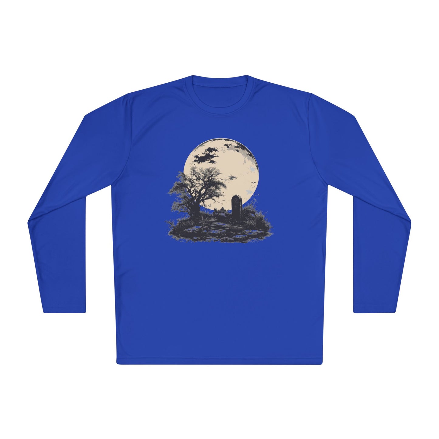 Halloween Grave Adult Long Sleeve Tee