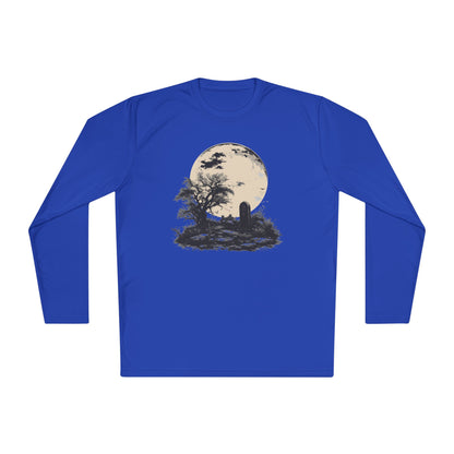 Halloween Grave Adult Long Sleeve Tee