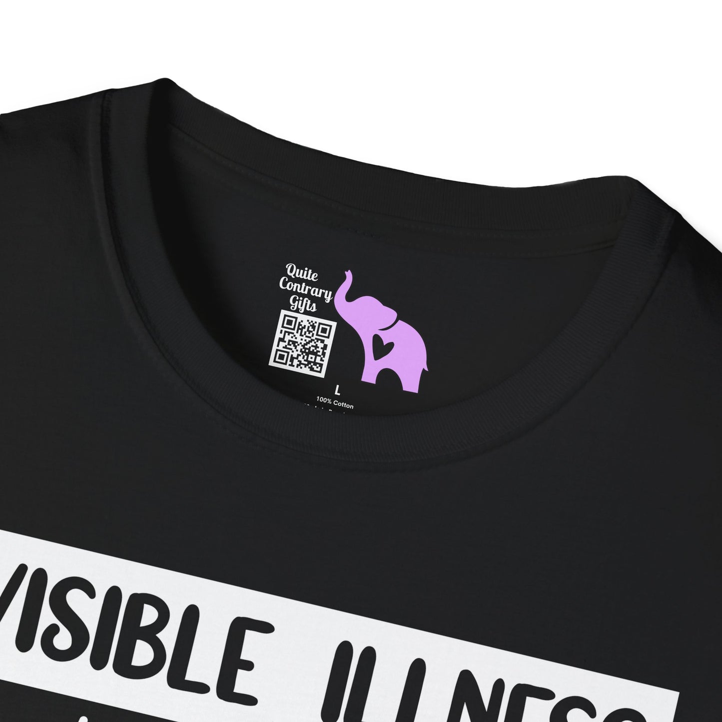 Invisible Illness: Just Because You Can't See It Doesn't Mean It's Not Real Adult T-shirt
