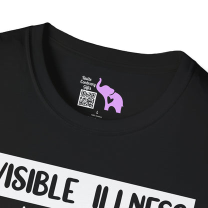 Invisible Illness: Just Because You Can't See It Doesn't Mean It's Not Real Adult T-shirt