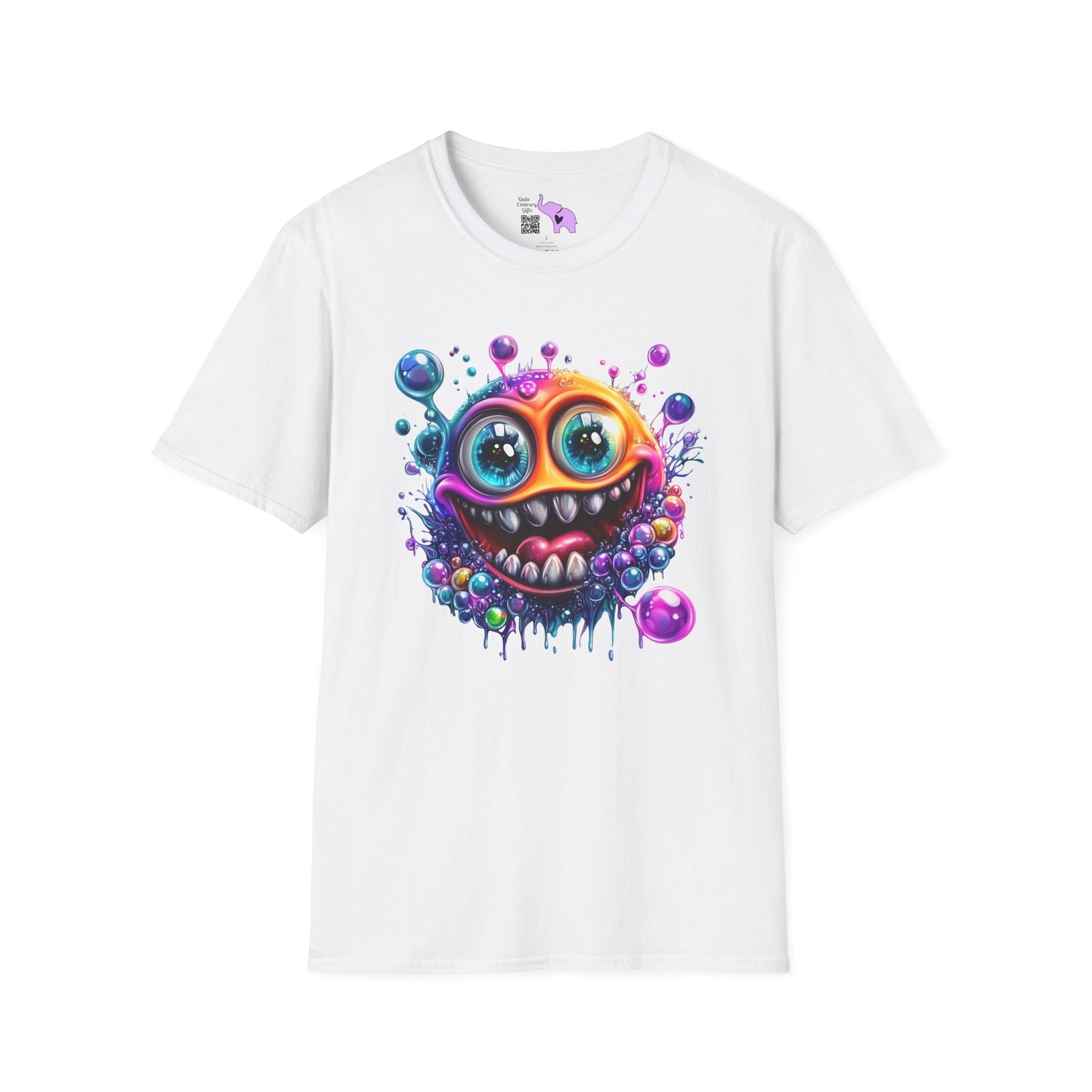 Bubbly Monster Adult T-shirt