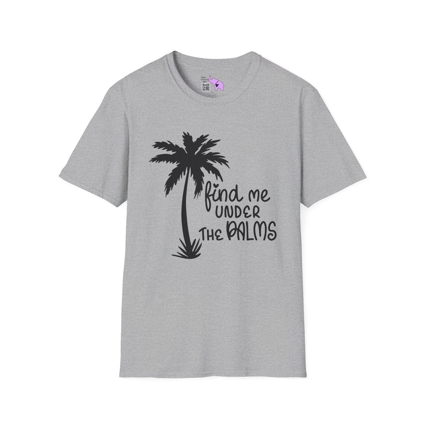Find Me Under The Palms Adult T-shirt