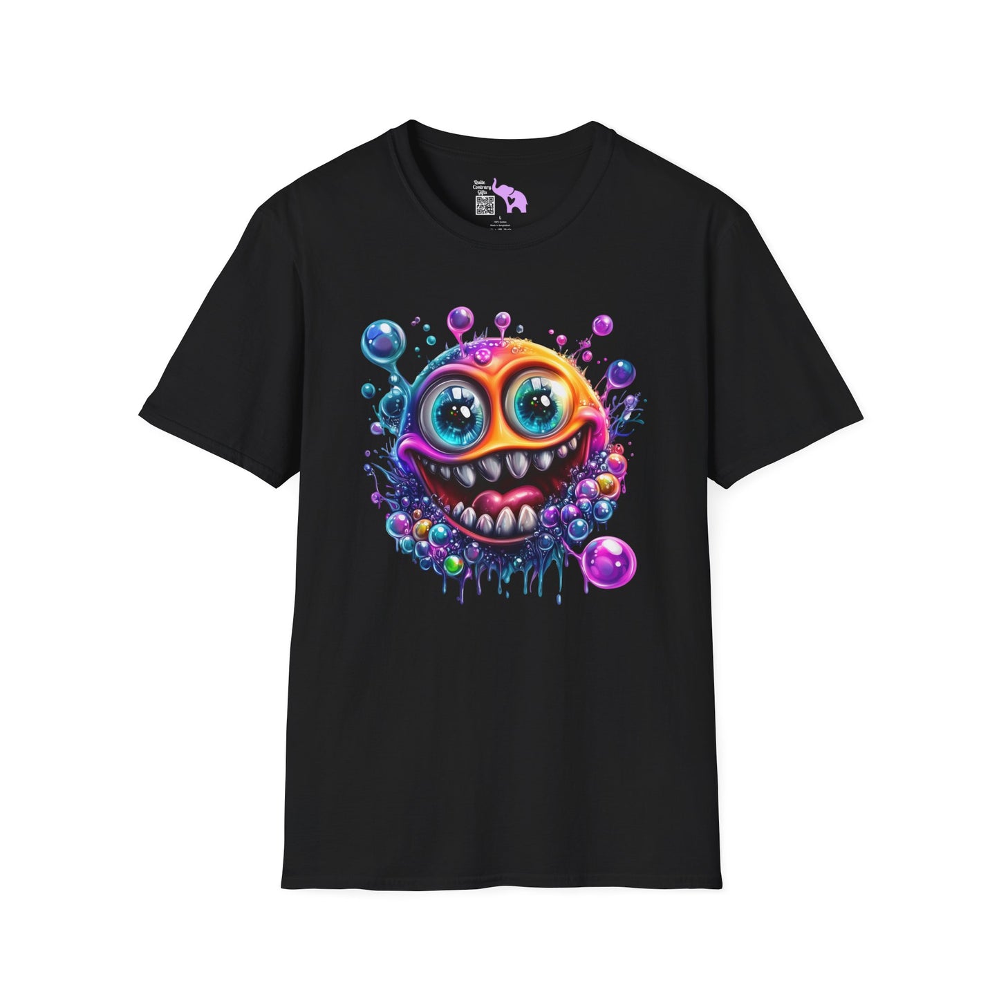 Bubbly Monster Adult T-shirt