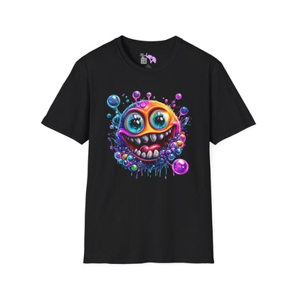 Bubbly Monster Adult T-shirt