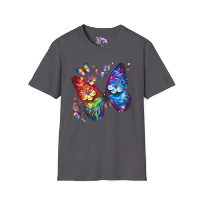 Colorful Butterflies Adult T-shirt