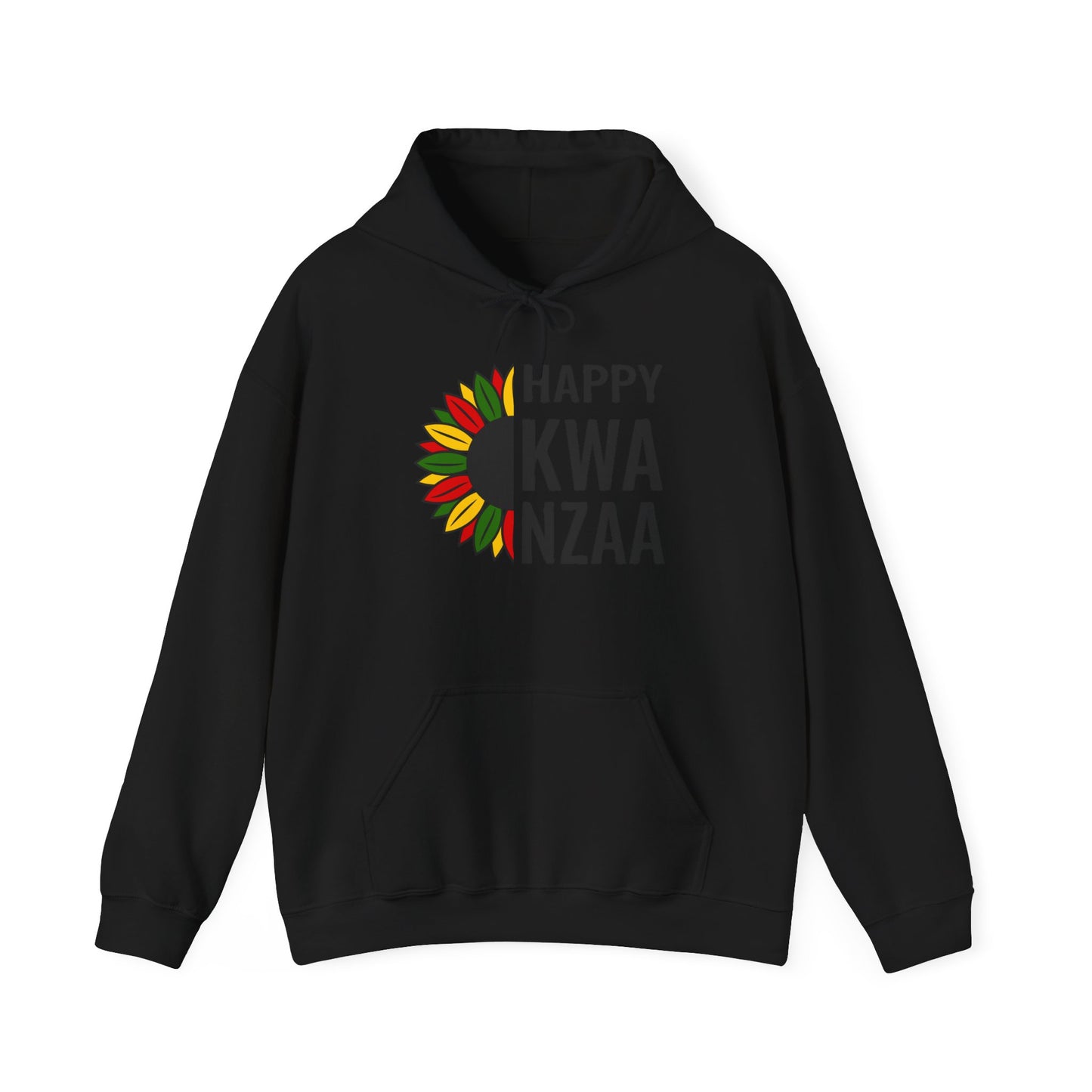 Happy Kwanzaa Sunflower Adult Heavy Blend™ Hooded Sweatshirt