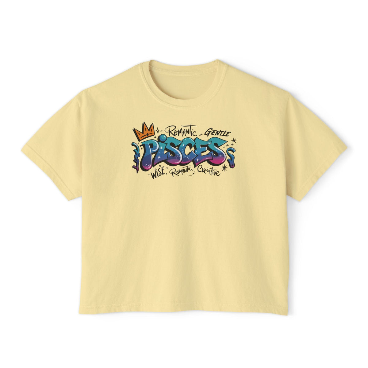 Pisces Street Art Women's Boxy Tee