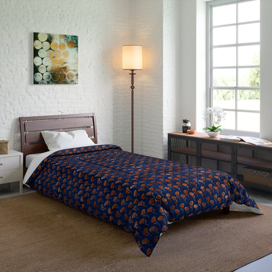 Crimson Luxe Petals Basic Bedding Set