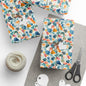 Watercolor Pebble Terrazzo  Wrapping Paper