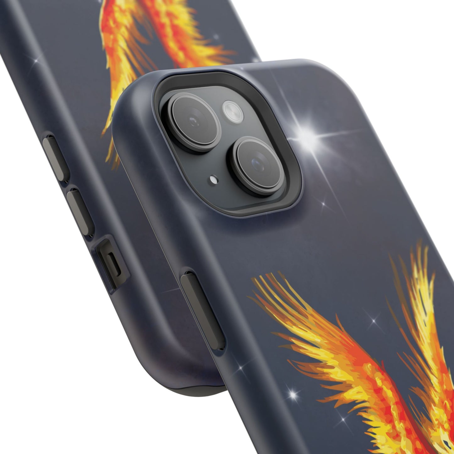 Phoenix Over Nebula MagSafe® Compatible Tough Case for iPhone