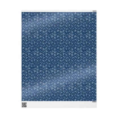 Blue Hexagons Gift Wrap for All Occasions