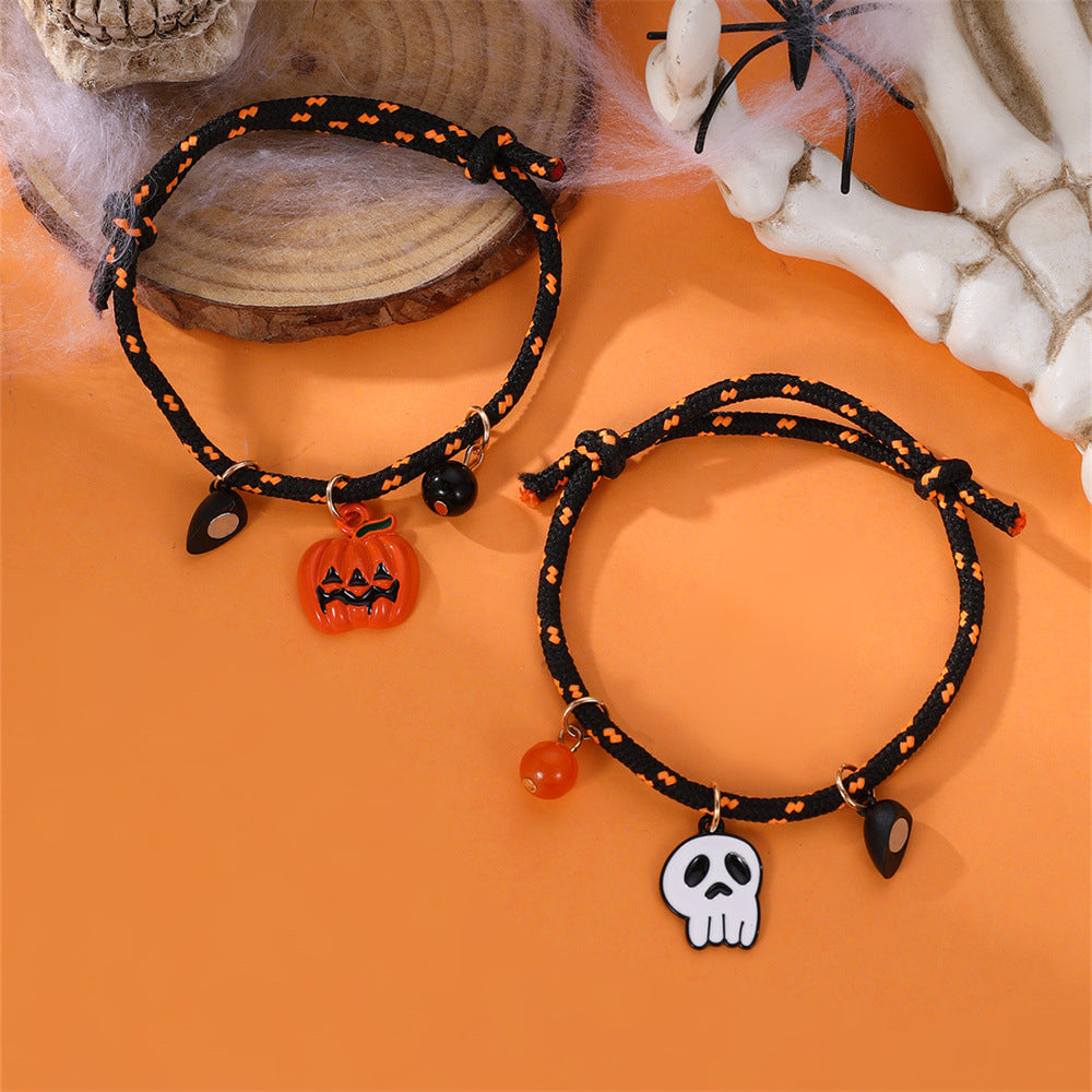 Halloween Charm Magnetic Rope Bracelet