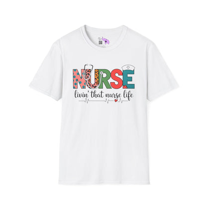 Nurse Livin' That Nurse Life Adult T-shirt
