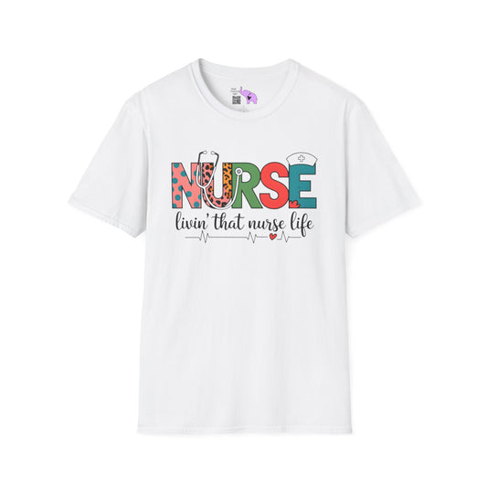 Nurse Livin' That Nurse Life Adult T-shirt