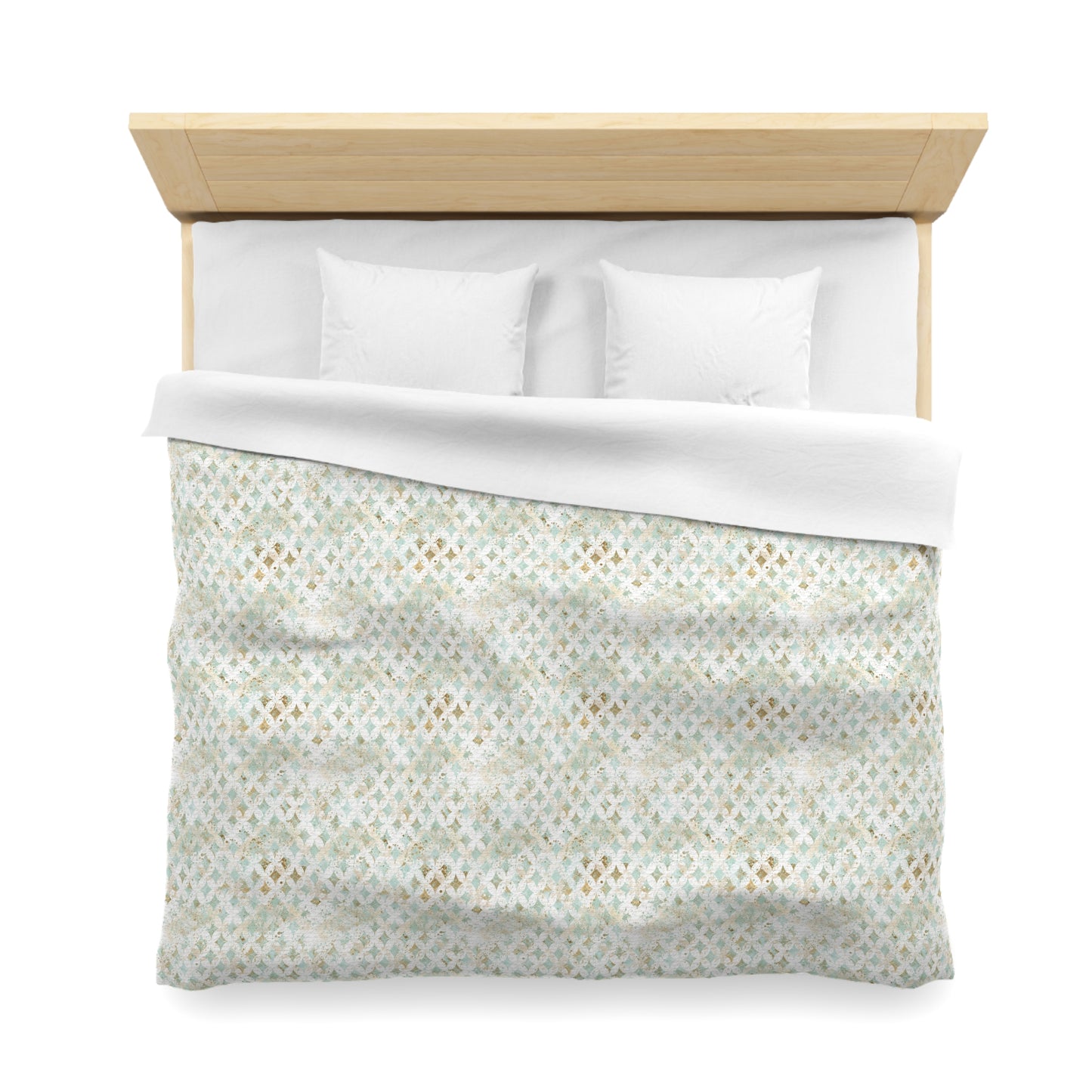Faded Correspondence Duvet Bedding Set