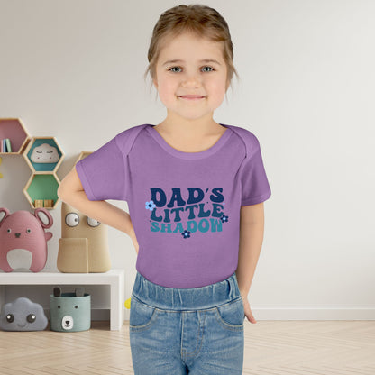 Dad's Little Shadow Infant Baby Rib Bodysuit