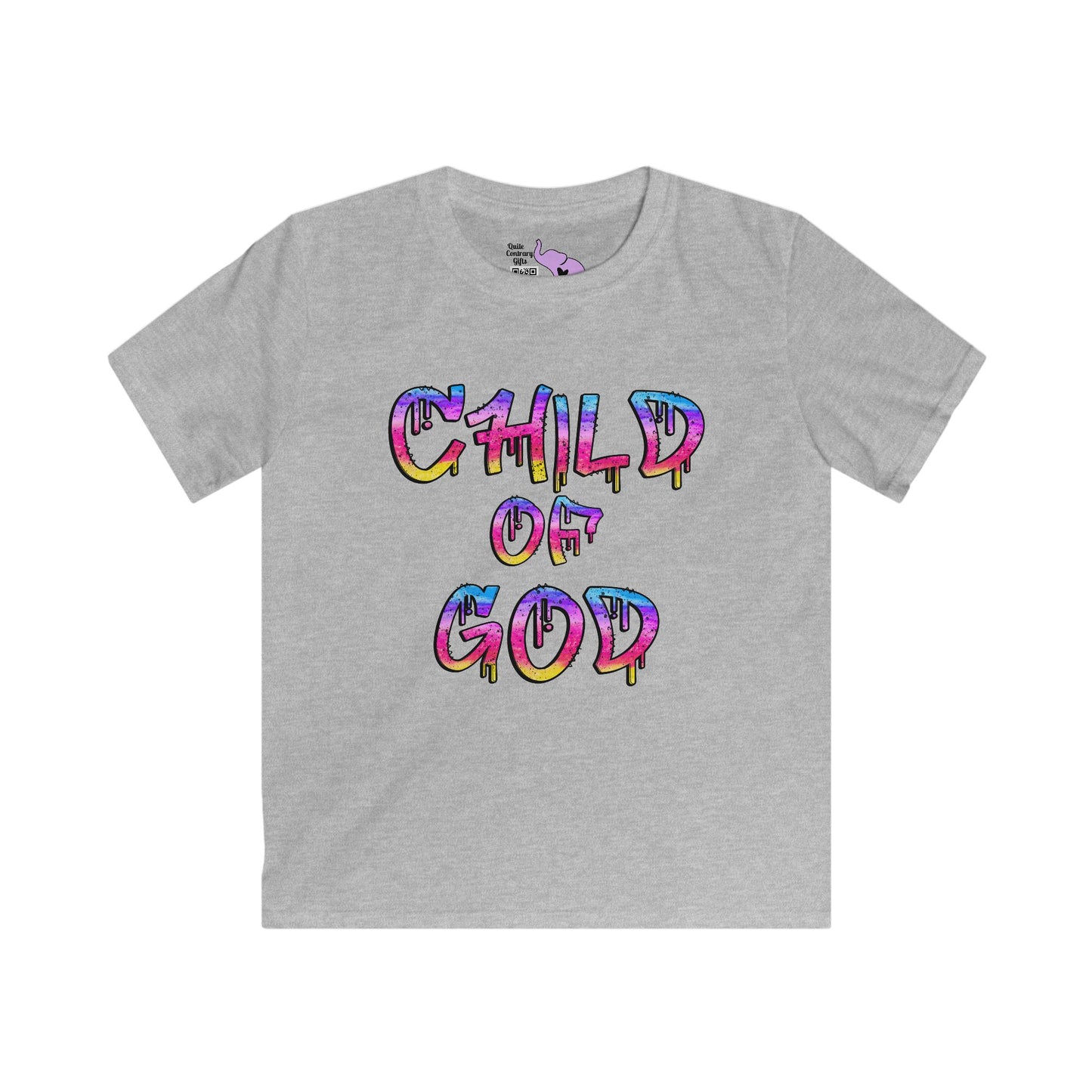 Child of God (Graffiti) Youth Softstyle Tee