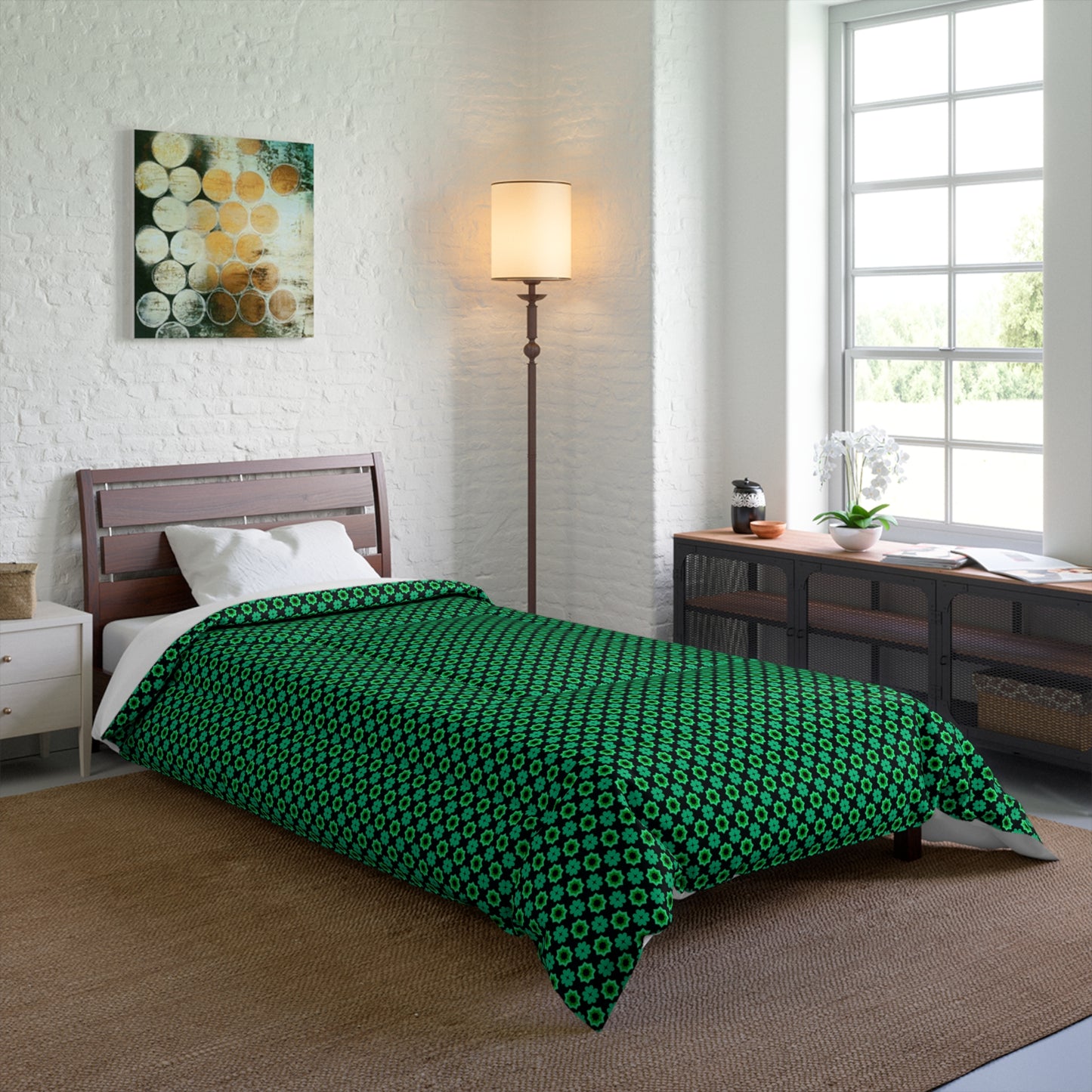Clover Bloom Burst Comforter