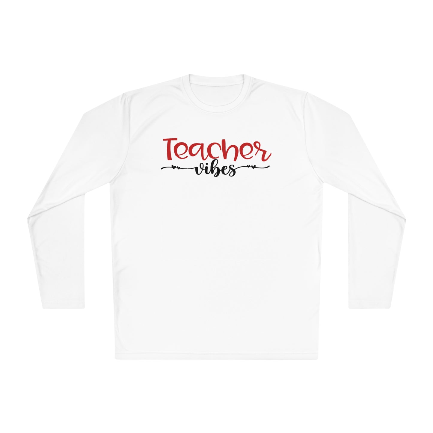 Teacher Vibes Adult Long Sleeve Tee