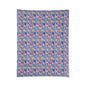 Color Pop Stitched Hearts Comforter