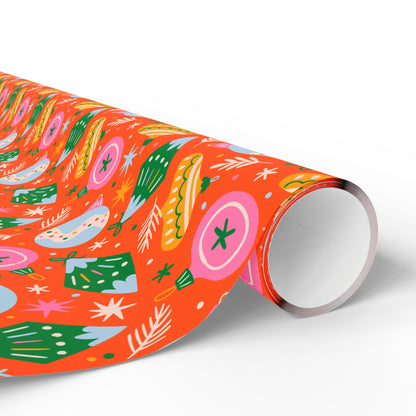 Yuletide Baubles Wrapping Paper
