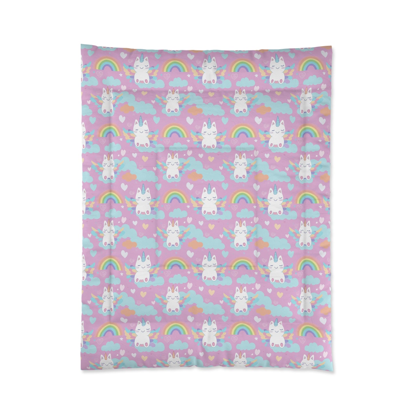 Rainbow Sky Riders Comforter