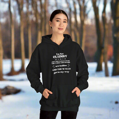 I'm Not Clumsy Heavy Blend™ Hooded Sweatshirt