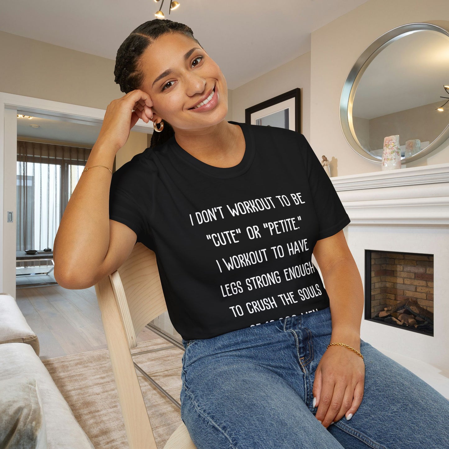 I Don't Workout To Be... Adult T-shirt