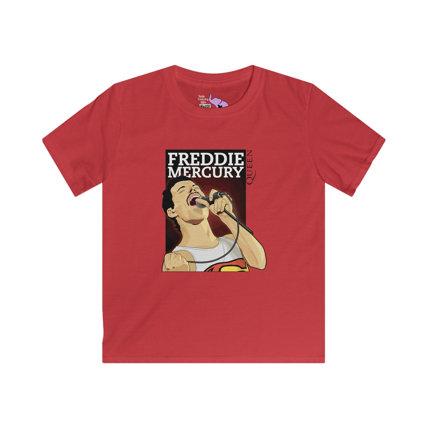 Freddie Mercury Queen Kids Softstyle Tee