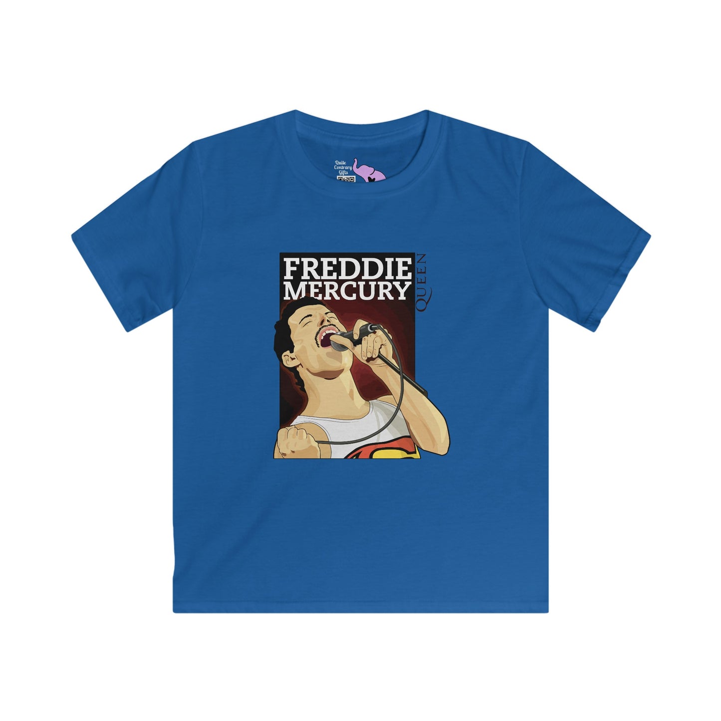 Freddie Mercury Queen Kids Softstyle Tee