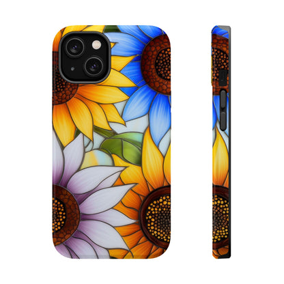 Colorful Sunflowers MagSafe® Compatible Tough Case for iPhone