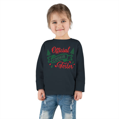 Official Cookie Tester Toddler Long Sleeve Tee