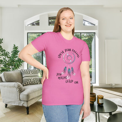 Chase Your Dreams, You Might Catch One Adult T-shirt