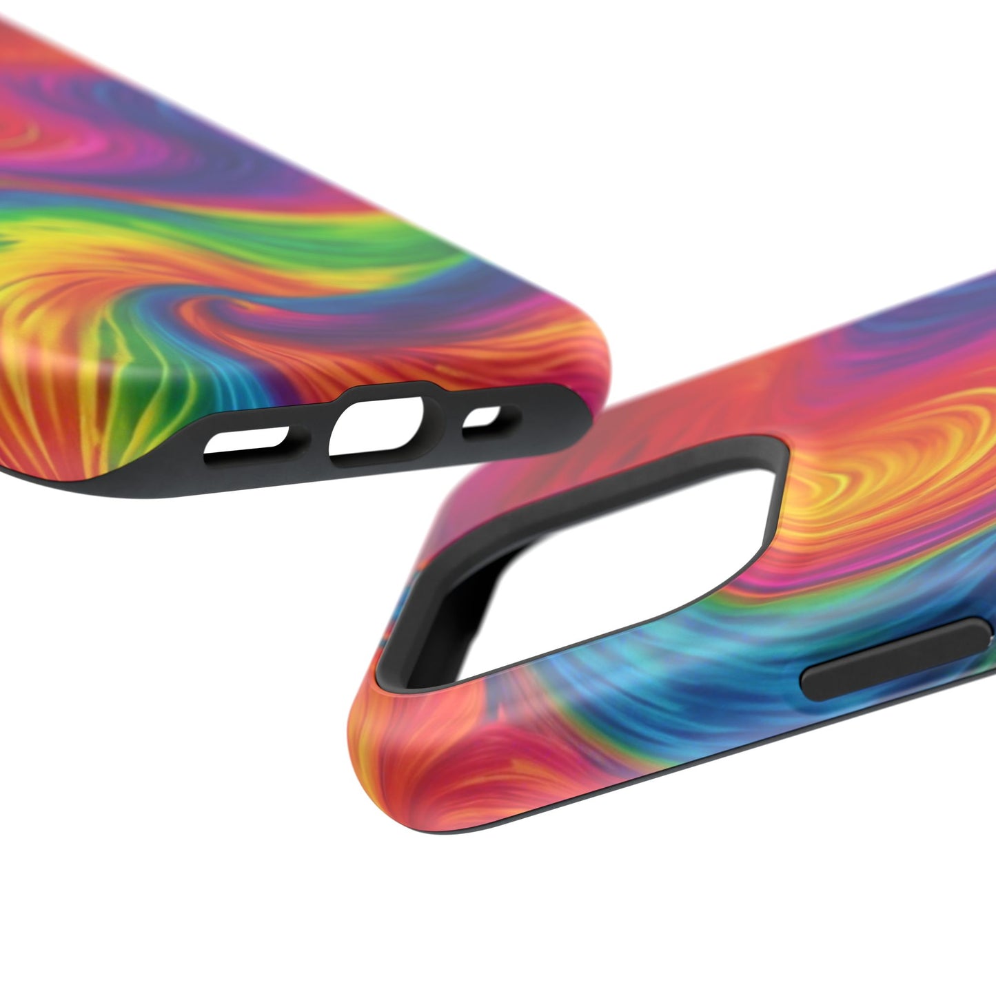 Tie Dye Color Swirl MagSafe® Compatible Tough Case for iPhone