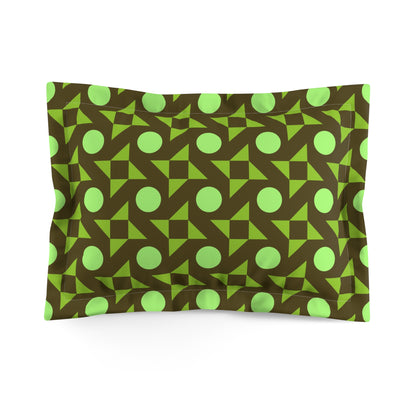 Pistachio Pinwheels Basic Bedding Set