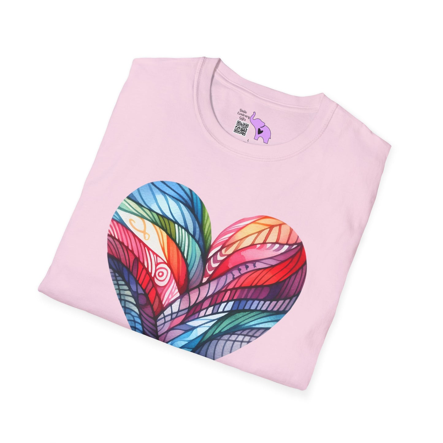 Heart of Many Colors Adult T-shirt