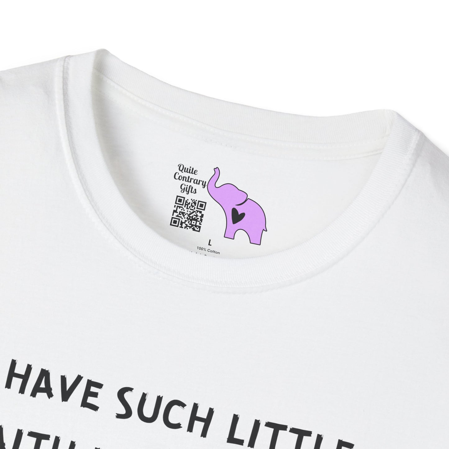 I Have Such Little Faith In Humanity That I Look Both Ways When... Adult T-shirt