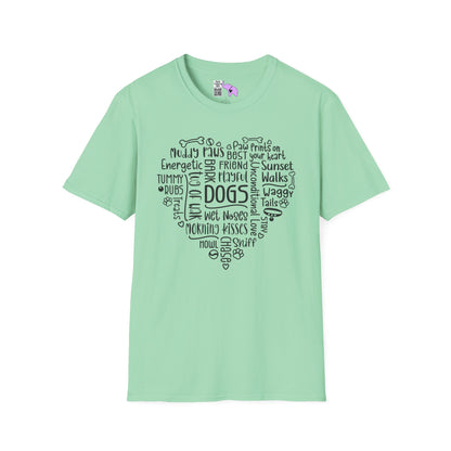 A Dog's Heart Adult T-shirt