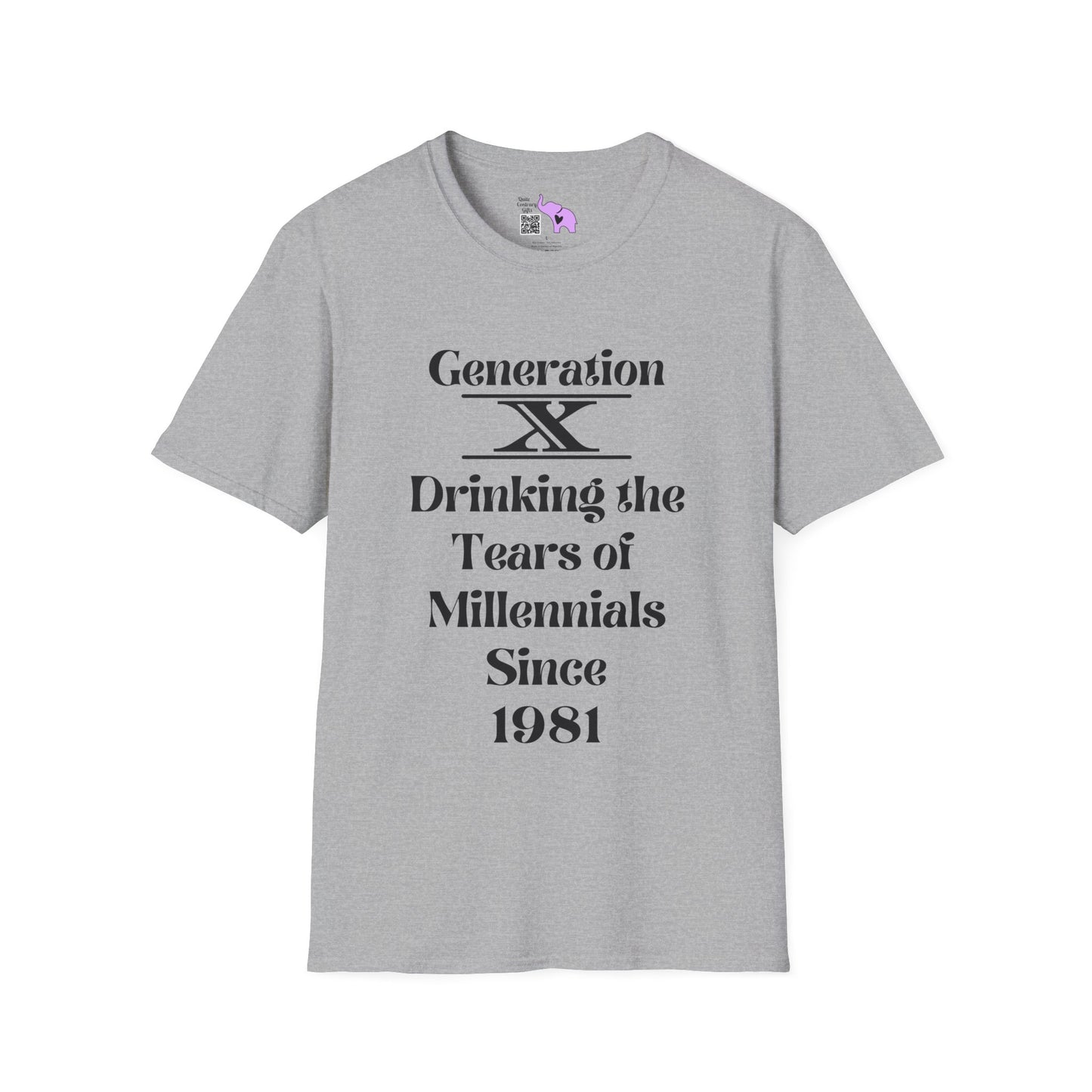 GenX Drinking Millennial Tears T-shirt