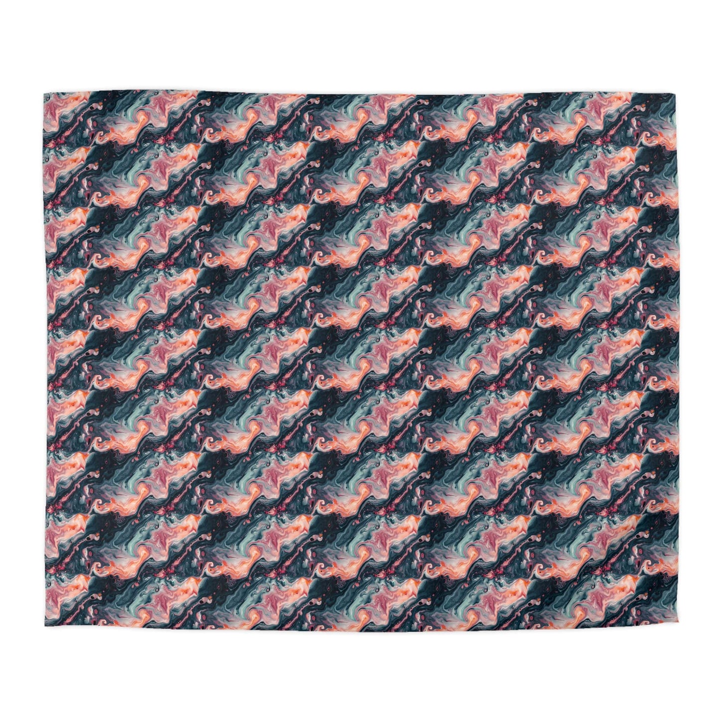 Pink Venom Marble Microfiber Duvet Cover