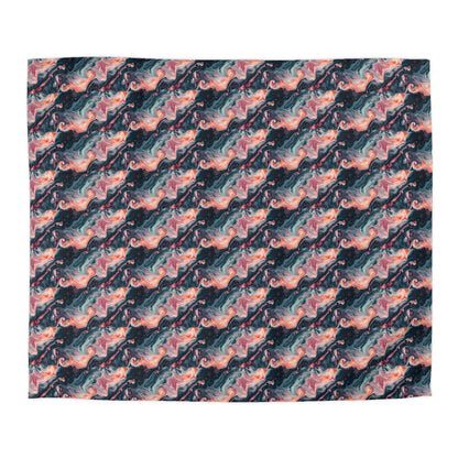 Pink Venom Marble Microfiber Duvet Cover