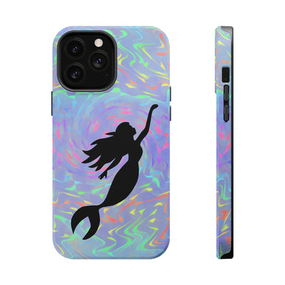 Mermaid Silhouette MagSafe® Compatible Tough Case for iPhone