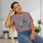 Mom (Teal/Pink Cheetah Print) Adult T-shirt