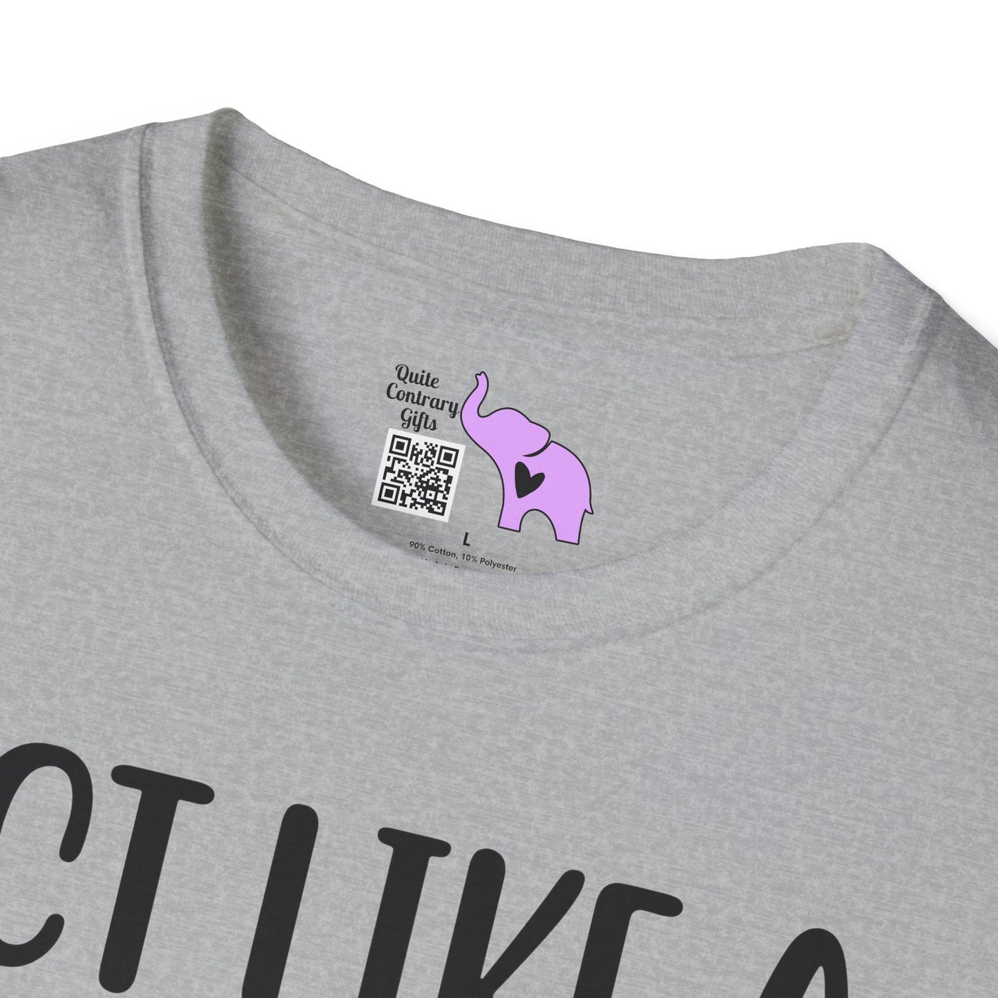 Act Like A Lady Think Like A Boss Adult T-shirt