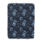 Midnight Blossoms Sherpa Fleece Blanket