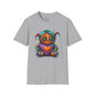 Patchwork Pumpkin Heart Adult Unisex Tshirt
