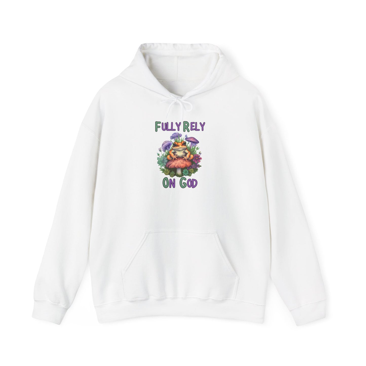 Fully Rely On God Heavy Blend™ Hooded Sweatshirt