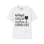 Wine Goes In Wisdom Comes Out Adult T-shirt