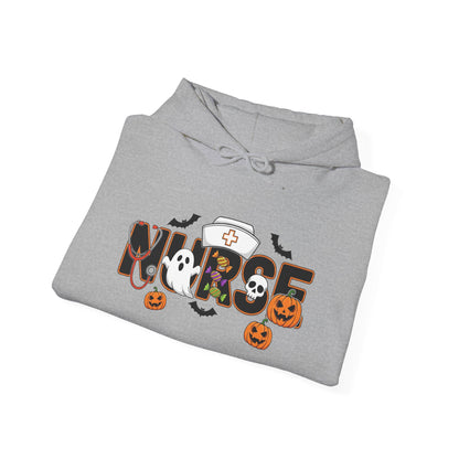 Fun Halloween Nurse Heavy Blend™ Hooded Sweatshirt