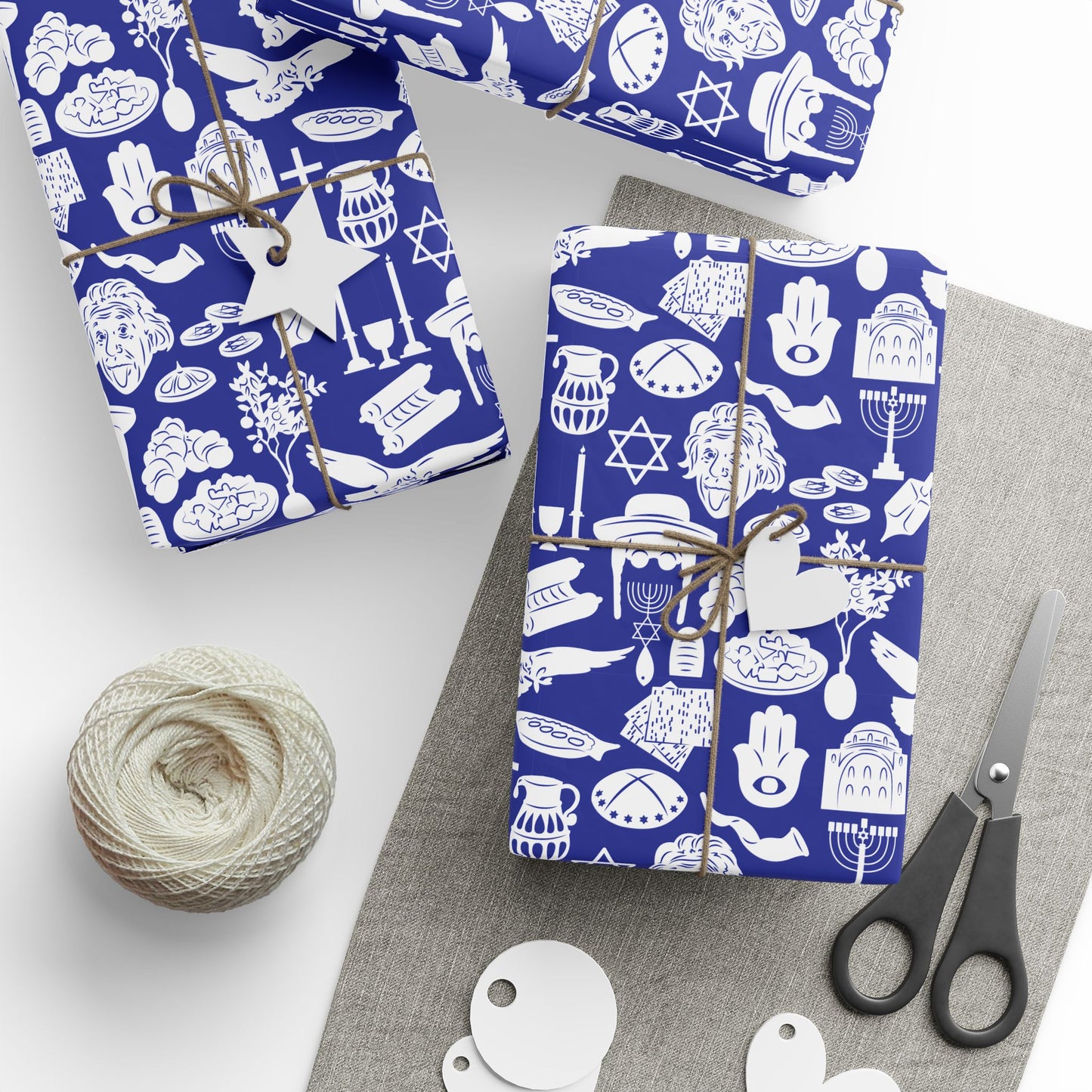 Mosaic of Light Hanukkah Wrapping Paper